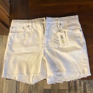 Women’s Calvin Klein white high rise shorts